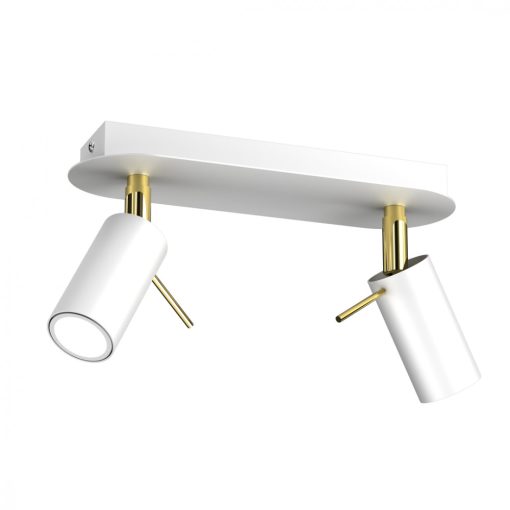 Ceiling  lamp PRESTON GOLD/WHITE 2x mini GU10