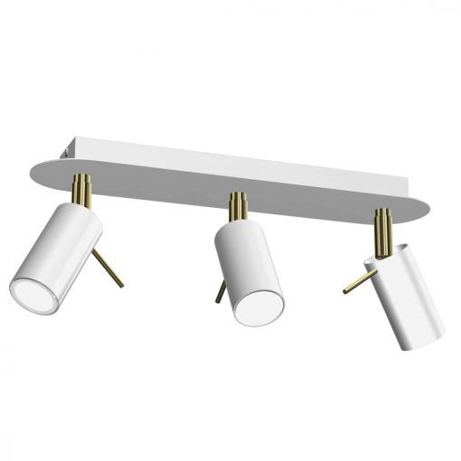 Ceiling  lamp PRESTON GOLD/WHITE 3x mini GU10