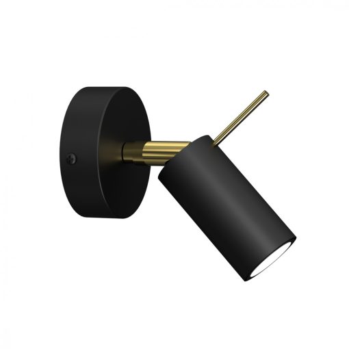 Wall lamp PRESTON GOLD/BLACK 1x mini GU10