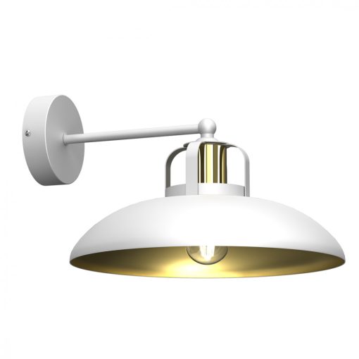 Wall lamp FELIX WHITE/GOLD 1xE27