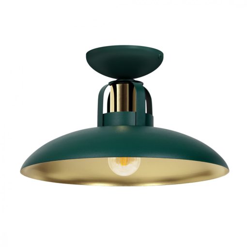 Ceiling  lamp FELIX GREEN/GOLD 1xE27