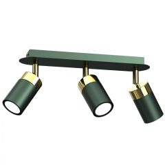 Ceiling  lamp JOKER GREEN/GOLD 3xGU10