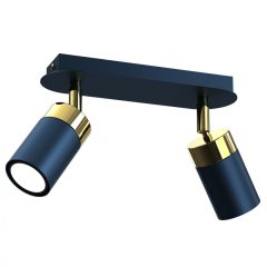 Ceiling  lamp JOKER NAVY BLUE/GOLD 2xGU10