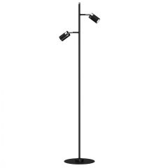 Floor lamp JOKER BLACK/CHROME 2xGU10