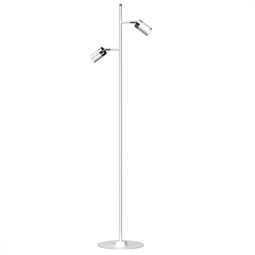 Floor lamp JOKER WHITE/CHROME 2xGU10