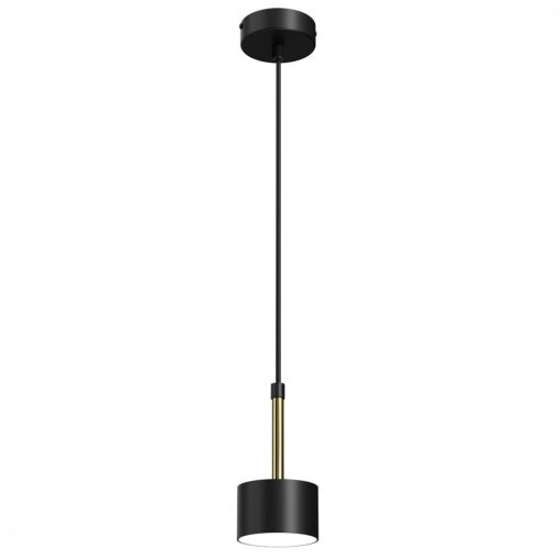 Pendant lamp ARENA BLACK/GOLD 1xGX53