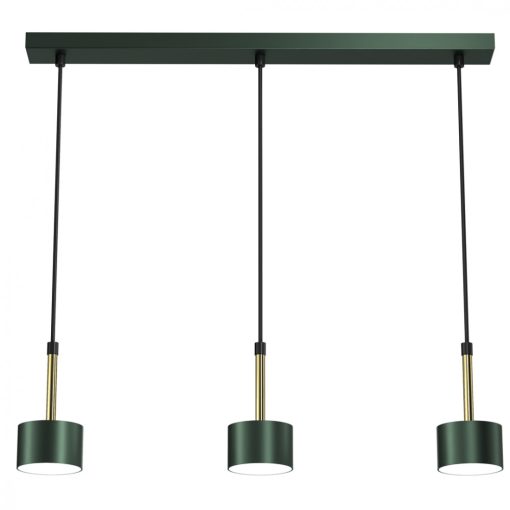 Pendant lamp ARENA GREEN/GOLD 3xGX53