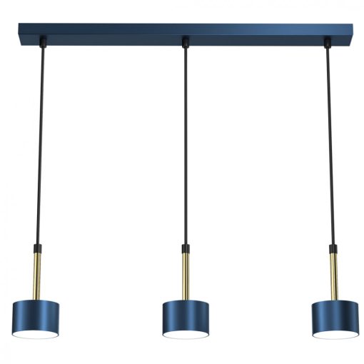 Pendant lamp ARENA BLUE/GOLD 3xGX53