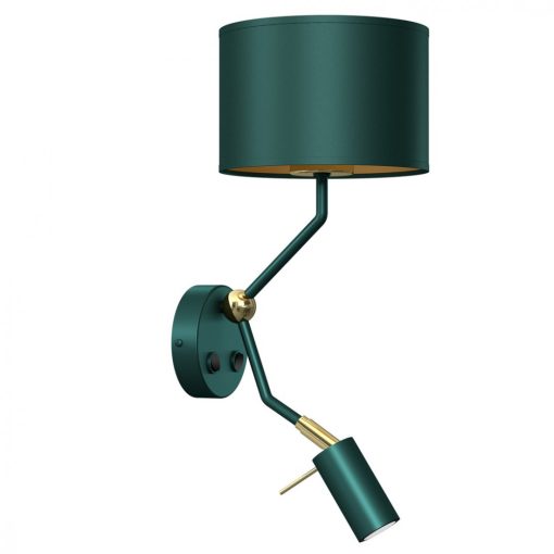 Wall lamp VERDE GREEN + 1x mini GU10