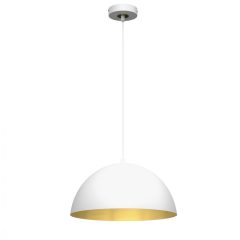 Pendant lamp BETA WHITE/GOLD 1xE27 35cm