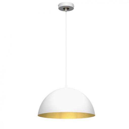 Pendant lamp BETA WHITE/GOLD 1xE27 35cm