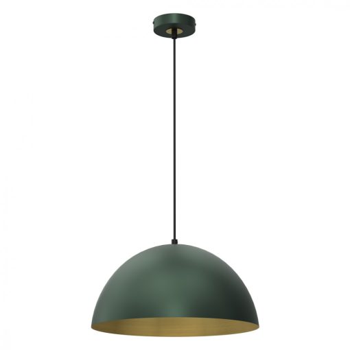 Pendant lamp BETA GREEN/GOLD 1xE27 35cm