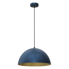 Pendant lamp BETA NAVY BLUE/GOLD 1xE27 35cm