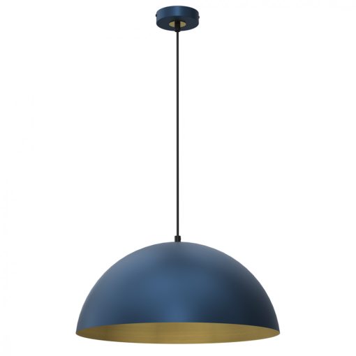 Pendant lamp BETA NAVY BLUE/GOLD 1xE27 45cm