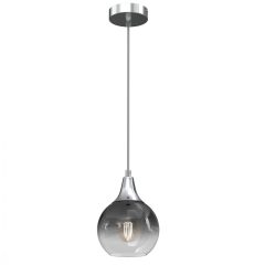 Pendant lamp MONTE SILVER fi 150 1xE27