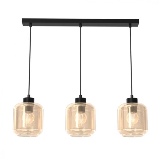 Pendant lamp SOMBRA AMBER 3xE27