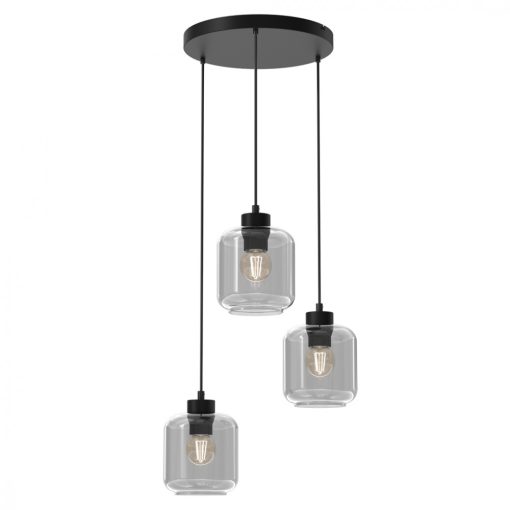 Pendant lamp SOMBRA SMOKED 3xE27