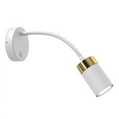 Wall lamp flex JOKER WHITE/GOLD 1xGU10