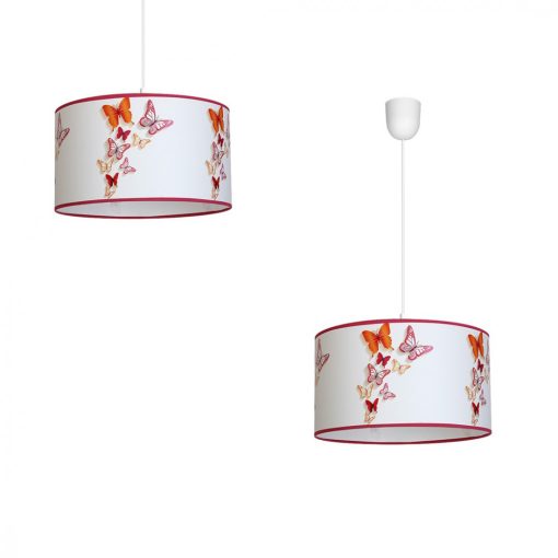 Pendant lamp BUTTERFLIES 1xE27