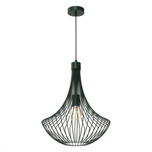 Pendant lamp CESTA GREEN 1xE27