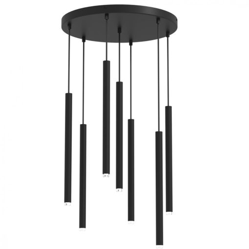 Pendant lamp MONZA BLACK 7xG9 max 8W LED