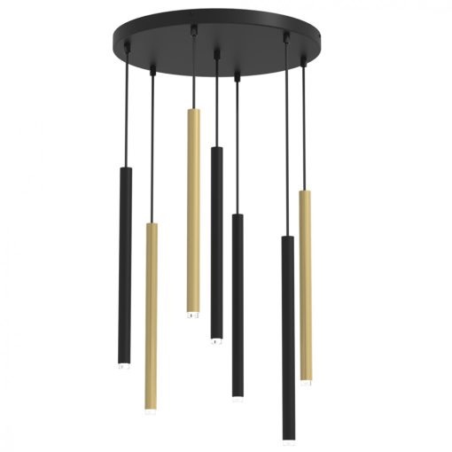 Pendant lamp MONZA BRASS 7xG9 max 8W LED