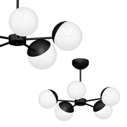 Chandelier SFERA BLACK 5xE14