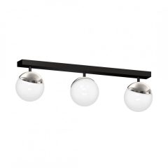 Ceiling  lamp SFERA BLACK/CHROME 3xE14