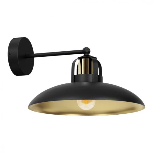 Wall lamp FELIX BLACK/GOLD 1xE27