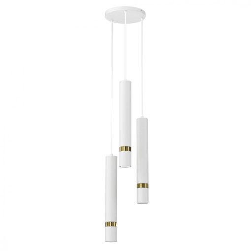 Pendant lamp JOKER WHITE/GOLD 3xGU10