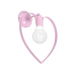 Wall lamp AMORE PINK 1xE27