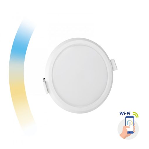 ALGINE 6W CCT+DIM WI-FI SPECTRUM SMART Kerek, Falon kívüli