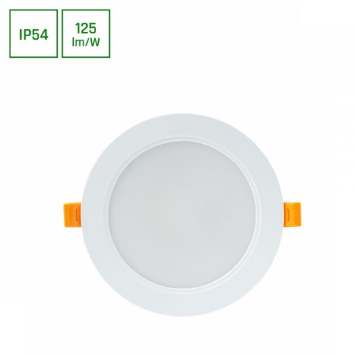 DURE 3 Mélysugárzó 12W NW 230V 110fok IP54 IK06 145X34 Fehér Kerek Beépített tápegység