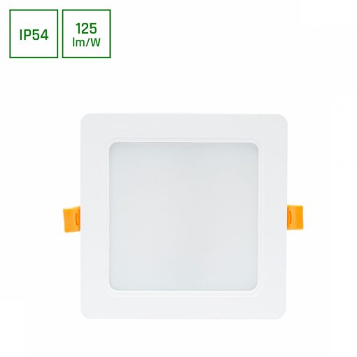 DURE 3 Mélysugárzó 12W NW 230V 110fok IP54 IK06 145X145X34 Fehér Négyzet Beépített tápegység