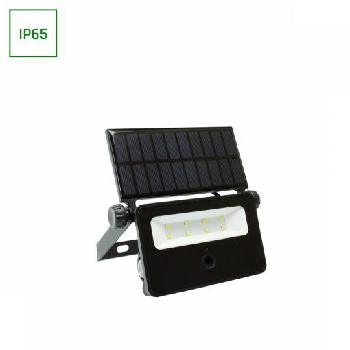 NOCTIS SOLARIS MINI LED Reflektor 2W CW 110fok IP65 175X145X30MM Fekete