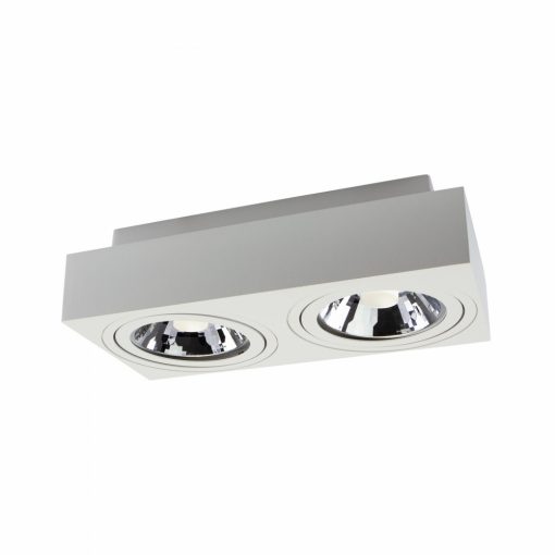 MIRORA AR111 X2 Süllyesztett GU10 250V IP20 293X145X85MM Fehér RECTANGLE Szabályozott szem