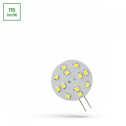 LED G4  12V 2W 12 LED CW 30MM SPECTRUM