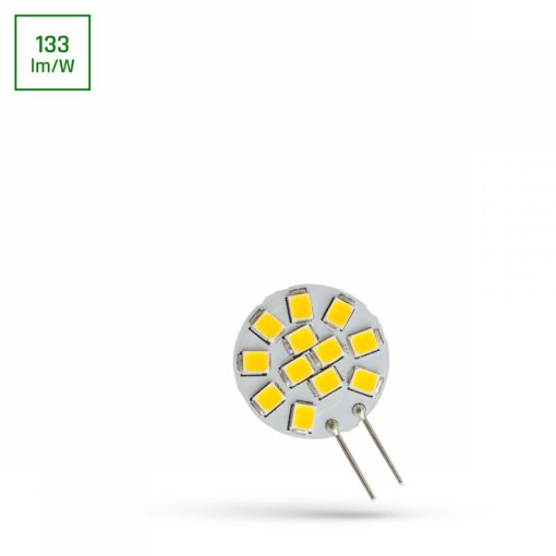 LED G4  12V 1,2W 12 LED WW 20MM SPECTRUM