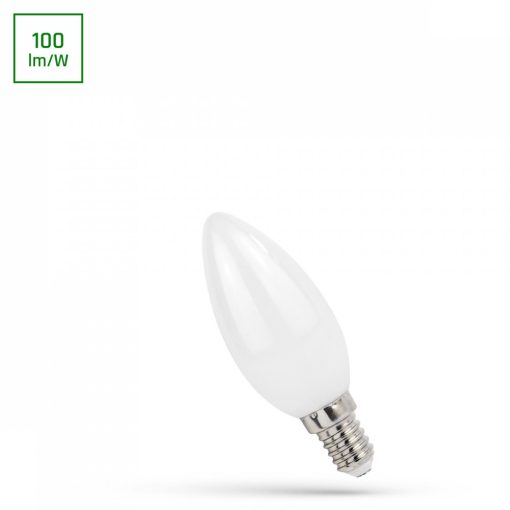 LED Gyertya C37  E-14 230V 4W COG WW Opál SPECTRUM