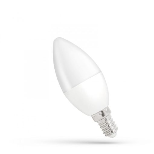 LED Gyertya C37 E-14 230V 8W WW SPECTRUM