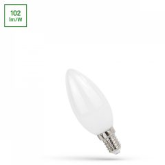 LED Gyertya C37  E-14 230V 4W COG NW Opál SPECTRUM