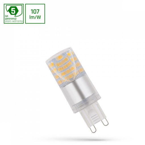 LED G9 230V 4W WW SMD 5 Év PREMIUM SPECTRUM